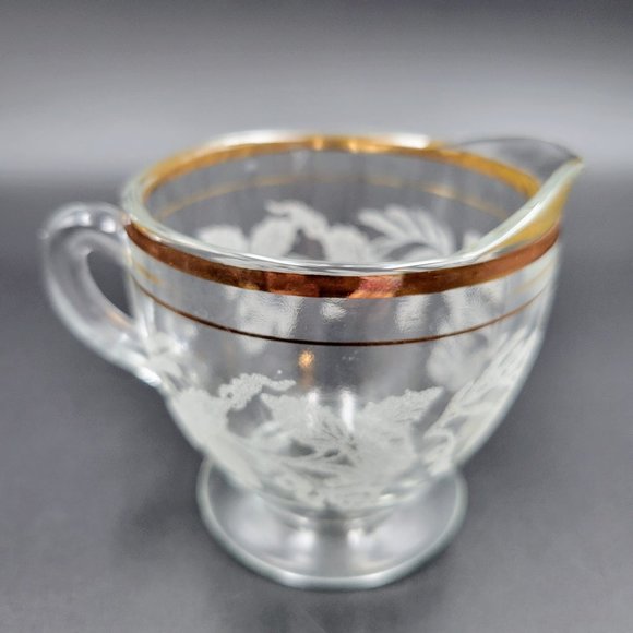 Vintage Creamers Frosted Grape & Leaf Gold Set Of 3 Creamer Syrup Condiment - Picture 9 of 16